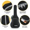 imageDonner 36 Inch Acoustic Guitar Case 04 Inch Thick Padding Sponge 600D Ripstop Waterproof Nylon Soft Guitar Gig Bag with 3 Pockets and Back Hanger Loop Black41 inch5mm Thick