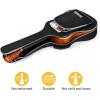imageDonner 36 Inch Acoustic Guitar Case 04 Inch Thick Padding Sponge 600D Ripstop Waterproof Nylon Soft Guitar Gig Bag with 3 Pockets and Back Hanger Loop Black41 inch5mm Thick