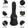 imageDonner 36 Inch Acoustic Guitar Case 04 Inch Thick Padding Sponge 600D Ripstop Waterproof Nylon Soft Guitar Gig Bag with 3 Pockets and Back Hanger Loop Black47 inch10mm Thick