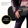 imageDonner Acoustic Guitar for Beginner Adult 36 Dreadnought 34 Size Black Guitar Bundle Package Kit Travel Spruce Wood With Gig Bag Capo Tuner Strap String Guitar Picks DAG1MBDAT110DBlack