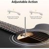imageDonner Acoustic Guitar for Beginner Adult 36 Dreadnought 34 Size Black Guitar Bundle Package Kit Travel Spruce Wood With Gig Bag Capo Tuner Strap String Guitar Picks DAG1MBDAT110DBlack Brown