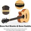 imageDonner Acoustic Guitar for Beginner Adult 36 Dreadnought 34 Size Black Guitar Bundle Package Kit Travel Spruce Wood With Gig Bag Capo Tuner Strap String Guitar Picks DAG1MBDAT110DNatural