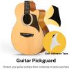imageDonner Acoustic Guitar for Beginner Adult 36 Dreadnought 34 Size Black Guitar Bundle Package Kit Travel Spruce Wood With Gig Bag Capo Tuner Strap String Guitar Picks DAG1MBDAT110DNatural