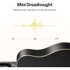 imageDonner Acoustic Guitar for Beginner Adult 36 Dreadnought 34 Size Black Guitar Bundle Package Kit Travel Spruce Wood With Gig Bag Capo Tuner Strap String Guitar Picks DAG1MBDAT110DBlack