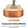 imageDonner Acoustic Guitar for Beginner Adult Full Size Cutaway Acustica Guitarra Bundle Kit with Free Online Lesson Bag Strap Tuner Capo Pickguard String Pick Right Hand 41Sunburst DAG1CSDAD160CSbeige