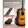imageDonner Acoustic Guitar for Beginner Adult Full Size Cutaway Acustica Guitarra Bundle Kit with Free Online Lesson Bag Strap Tuner Capo Pickguard String Pick Right Hand 41Sunburst DAG1CSDAD160CSSunburst