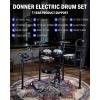 imageDonner DED200 MAX Electronic Drum Set with Industry Standard Mesh Heads 10 Snare 8 Tom 10 Tom 12 Crash 450 Authentic Sounds for Optimal Performance and Feel NEWDED200 MAX