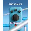 imageDonner Fuzz Guitar Pedal  Classic Stylish Fuzz Mini Effect Pedal for Electric GuitarBass True BypassGreen Mod