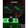 imageDonner Fuzz Guitar Pedal  Classic Stylish Fuzz Mini Effect Pedal for Electric GuitarBass True BypassGreen Noise Gate