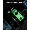 imageDonner Fuzz Guitar Pedal  Classic Stylish Fuzz Mini Effect Pedal for Electric GuitarBass True BypassGreen Noise Gate