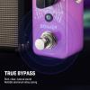 imageDonner Fuzz Guitar Pedal  Classic Stylish Fuzz Mini Effect Pedal for Electric GuitarBass True BypassPurple Auto Wah