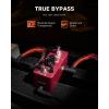 imageDonner Fuzz Guitar Pedal  Classic Stylish Fuzz Mini Effect Pedal for Electric GuitarBass True BypassRed Distortion