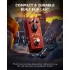 imageDonner Fuzz Guitar Pedal  Classic Stylish Fuzz Mini Effect Pedal for Electric GuitarBass True BypassRed Octave