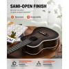 imageDonner Soprano Ukulele Mahogany 21 inch Ukelele Beginner Kit Online Lesson Gig Bag Strap Nylon String Tuner Picks Cloth DUS1 Ukalalee Set Christmas GiftDark Brown