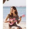 imageDonner Soprano Ukulele for Beginners 21 Inch Ukelele Starter Bundle Kit with Free Online Lessons Bag Strap String Tuner Picks Cloth Ukalalee Yukalalee BlackPink