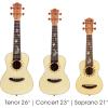 imageDonner Soprano Ukulele for Beginners 21 Inch Ukelele Starter Bundle Kit with Free Online Lessons Bag Strap String Tuner Picks Cloth Ukalalee Yukalalee BlackBeige