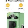 imageDonner Wave Delay Pedal for Electric Guitar Digital ampamp Analog Warm Delay 2 Modes Guitar Effect Pedal for Pedalboards True BypassGreen Delay