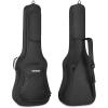 imageDonner 36 Inch Acoustic Guitar Case 04 Inch Thick Padding Sponge 600D Ripstop Waterproof Nylon Soft Guitar Gig Bag with 3 Pockets and Back Hanger Loop Black39 inch10mm Thick