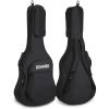 imageDonner 36 Inch Acoustic Guitar Case 04 Inch Thick Padding Sponge 600D Ripstop Waterproof Nylon Soft Guitar Gig Bag with 3 Pockets and Back Hanger Loop Black36 inch10mm Thick