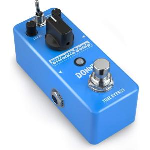 imageDonner Fuzz Guitar Pedal  Classic Stylish Fuzz Mini Effect Pedal for Electric GuitarBass True BypassBlue Compressor