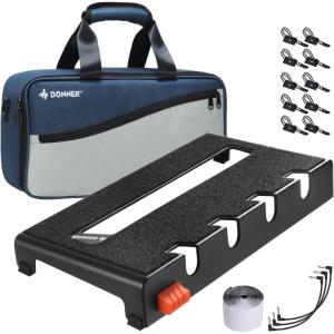 imageDonner Guitar Pedal Board Case DB3 Aluminium Pedalboard 20 x 114 x 4 with Bag367  191  52mm