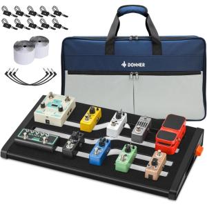 imageDonner Guitar Pedal Board Case DB3 Aluminium Pedalboard 20 x 114 x 4 with Bag460  324  67 mm