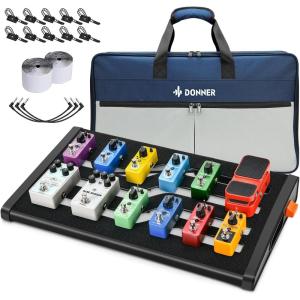 imageDonner Guitar Pedal Board Case DB3 Aluminium Pedalboard 20 x 114 x 4 with Bag560  324  67mm