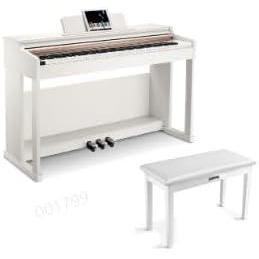 imageDonner DDP100 88Key Weighted Action Digital Piano Donner Duet Piano Bench with Storage