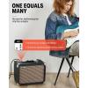 imageDonner 10W Electric Bass Amp Portable with APP Effects Input for Recording Acoustic Guitar Combo Practice Amp M10 with Distortion Tone for Heavy Music Player