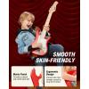 imageDonner 30 Inch Kids Electric Guitar Beginner Kits ST Style Mini Electric Guitar for Boys Girls with Amp 600D Bag Tuner Picks Cable Strap Extra Strings DSJ100 RedRed