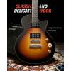 imageDonner 39 Inch LP Electric Guitar Solid Body Beginner Kit Sunburst Full Size with Bag Strap Cable for BeginnerDLP124S