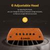 imageDonner Acoustic Guitar Pickup Guitar Pickups Active Mahogany Soundhole Pickup with Mic Adjustable Heads Humbucker