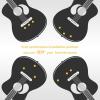 imageDonner Acoustic Guitar Pickup Guitar Pickups Sound Seeker Pure Sound Transducer for Cello Banjo Ukulele Mandolin Guitar Microphone PickupDSS3