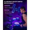imageDonner BackBeat Electric Drum Set with HighTech 7inch Touchscreen 1126 Sounds Customize Drum Pad Colors Internal Rack Wiring and Gaming APP for Ultimate FunBackBeat
