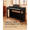 imageDonner DDP100S Digital Piano 88 Key Weighted Graded HammerAction Piano Keyboard with MIDI InOut 200 Sounds ampamp Rhythms 100 Demo Electric Piano with Bench for Beginner ProfessionalDDP100S
