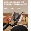 imageDonner DED80 Electronic Drum Set with 4 Quiet Mesh Pads 180 Sounds 2 Pedals Throne Headphones Sticks and Melodics LessonsWhite