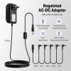 imageDonner DPA1 Guitar Pedal Power Supply Adapter 9V DC 1A Tip Negative 5 Way Daisy Chain Cables for Guitar Effect PedalSmall1A