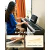imageDonner Digital Piano Keyboard VelocitySensitive 88 Keys with Removable Piano Stand Compact Beginner Home Electric Piano with Split Mode LED Digital Tube for Display and Triple Pedal DEP08
