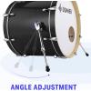 imageDonner Drum Set Adult with Practice Mute Pad5Piece 22 inch Full Size Acoustic Drum Kit Black DDS520Black
