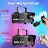 imageDonner Fog Machine with 13 Colors 500W 2000CFM Party Smoke Machine with RGB LED Light Indicate Light with 2 Wireless Remote Controls for Halloween Festival Wedding Indoor Use