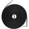 imageDonner Guitar Cable 10 ft Electric Instrument Cable Bass Amp Cord for Electric Guitar Bass Amplifier Audio 14quot Right Angle to Straight Black WhiteBlack
