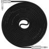 imageDonner Guitar Cable 10 ft Electric Instrument Cable Bass Amp Cord for Electric Guitar Bass Amplifier Audio 14quot Right Angle to Straight Black WhiteBlack