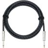 imageDonner Guitar Cable 10 ft Electric Instrument Cable Bass Amp Cord for Electric Guitar Bass Amplifier Audio 14quot Right Angle to Straight Black WhiteBlack Blue