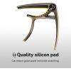 imageDonner Guitar Capo for Electric and Acoustic Guitar DC2 Ukulele Capo Black with 4 PicksCinnamon