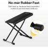 imageDonner Guitar Foot Stool Adjustable Guitar Leg Rest Step Footstool Black for Classical Guitar Player
