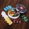 imageDonner Guitar Picks Celluloid 48 Pack with Case Includes Thin Medium Heavy ampamp Extra Heavy PicksDazzle pattern