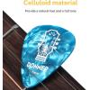 imageDonner Guitar Picks Celluloid 48 Pack with Case Includes Thin Medium Heavy ampamp Extra Heavy PicksDazzle pattern