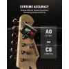 imageDonner Guitar Tuner Clip On Magnetic Guitar Tuner with Color LCD Display for AcousticElectric Guitar Ukulele Bass Violin Banjo Tuning DT10  BlackBlack