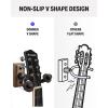 imageDonner Guitar Wall Mount Hanger 6Pack Black Walnut Guitar Wall Holder for Acoustic Electric Guitars Bass Folk Ukulele Violin Mandolin Banjo and String Instruments3 Pack