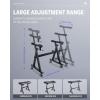 imageDonner Keyboard Stand Zstyle HeavyDuty Piano Stand Adjustable and Portable Piano Keyboard Stand Suitable for 54 61 and 88 Keys Electric Keyboards Digital PianosZstyle